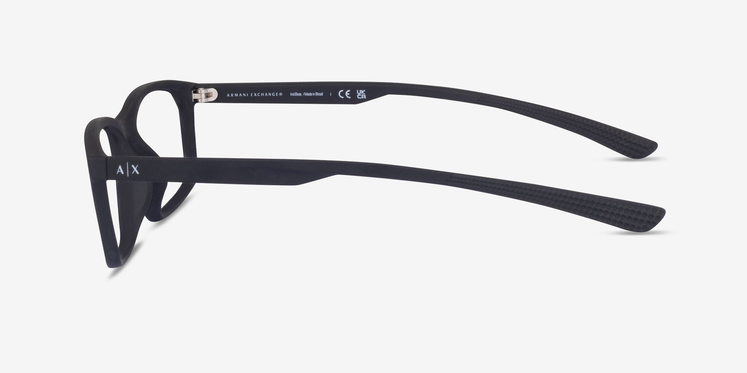 Armani Exchange AX3108U - Rectangle Shiny Crystal Frame Eyeglasses