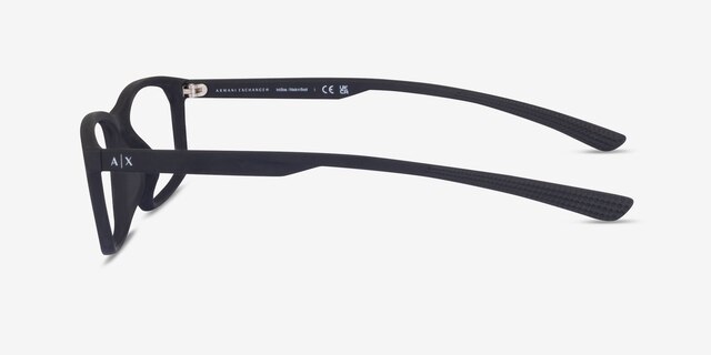 Armani Exchange AX3108U Matte Black Eco-friendlyEyeglass Frames from EyeBuyDirect, Side View