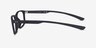 Armani Exchange AX3108U Matte Black Eco-friendlyEyeglass Frames from EyeBuyDirect, Side View