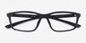 Armani Exchange AX3108U Matte Black Eco-friendlyEyeglass Frames from EyeBuyDirect, Closed View