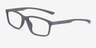 Armani Exchange AX3108U Matte Gray Eco-friendlyEyeglass Frames from EyeBuyDirect, Angle View