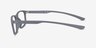 Armani Exchange AX3108U Matte Gray Eco-friendlyEyeglass Frames from EyeBuyDirect, Side View