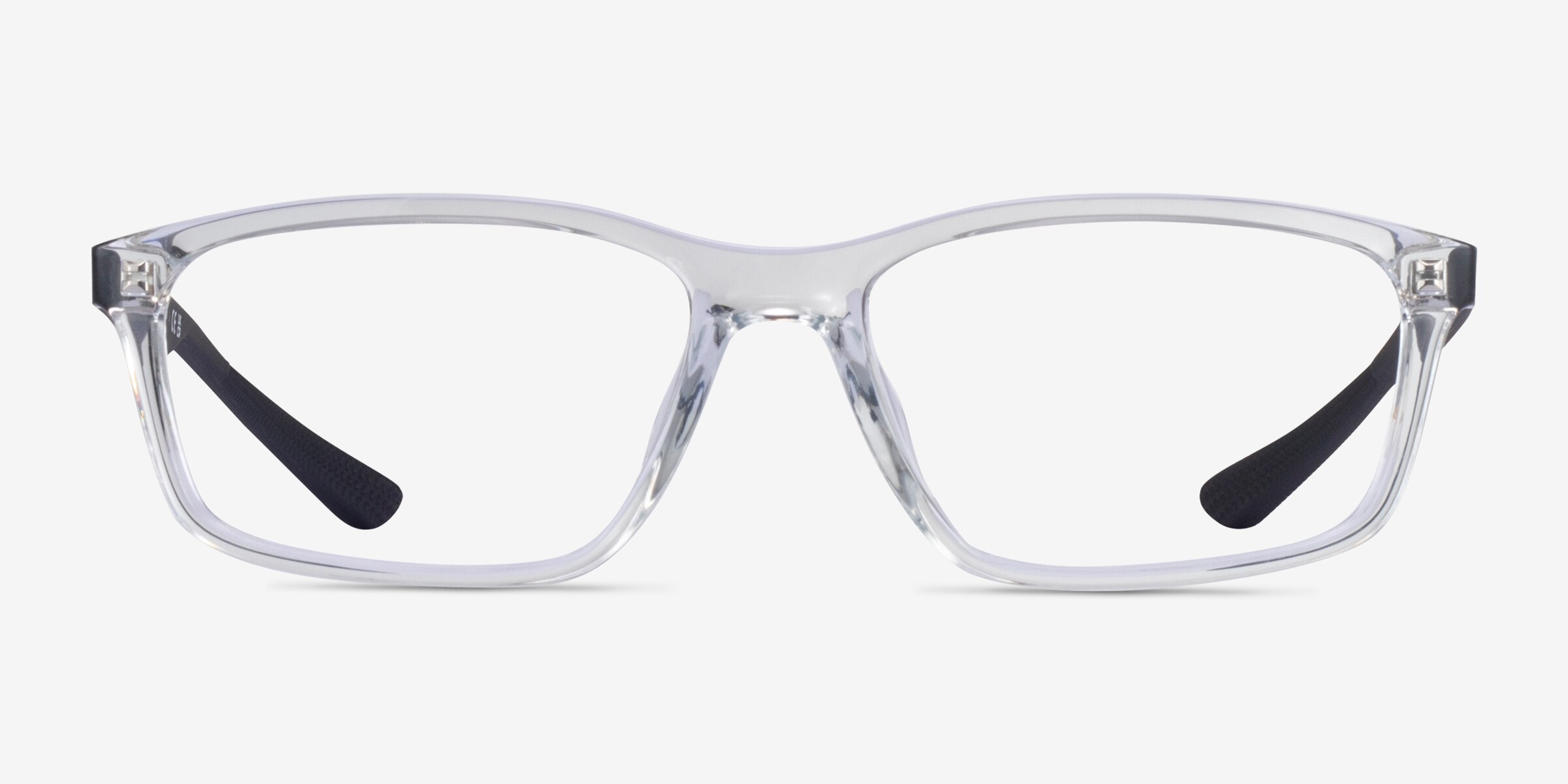 Armani Exchange AX3108U - Rectangle Shiny Crystal Frame Eyeglasses