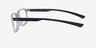 Armani Exchange AX3108U Shiny Crystal Eco-friendlyEyeglass Frames from EyeBuyDirect, Side View