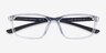 Armani Exchange AX3108U Shiny Crystal Eco-friendlyEyeglass Frames from EyeBuyDirect, Closed View