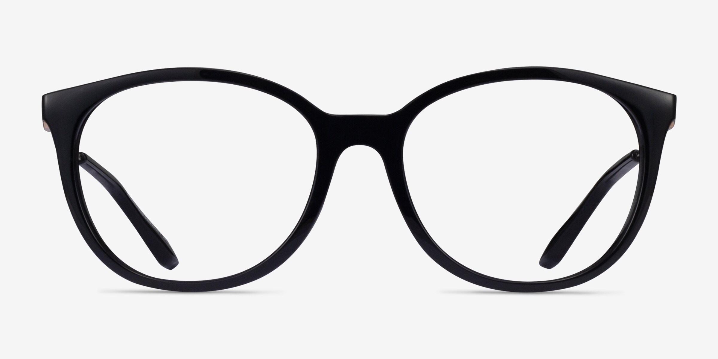 Armani Exchange AX3109 - Cat Eye Shiny Black Frame Eyeglasses