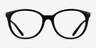 Armani Exchange AX3109 Shiny Black Eco-friendlyEyeglass Frames from EyeBuyDirect, Front View