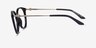Armani Exchange AX3109 Shiny Black Eco-friendlyEyeglass Frames from EyeBuyDirect, Side View