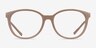Armani Exchange AX3109 Matte Brown Eco-friendlyEyeglass Frames from EyeBuyDirect, Front View
