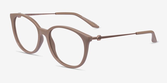 Armani Exchange AX3109 Matte Brown Eco-friendlyEyeglass Frames from EyeBuyDirect, Angle View