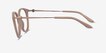 Armani Exchange AX3109 Matte Brown Alternative MaterialsEyeglass Frames from EyeBuyDirect, Side View