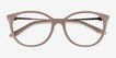 Armani Exchange AX3109 Matte Brown Alternative MaterialsEyeglass Frames from EyeBuyDirect, Closed View