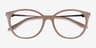 Armani Exchange AX3109 Matte Brown Eco-friendlyEyeglass Frames from EyeBuyDirect, Closed View