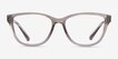 Armani Exchange AX3111U Shiny Transparent Brown Alternative MaterialsEyeglass Frames from EyeBuyDirect, Front View