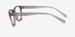 Armani Exchange AX3111U Shiny Transparent Brown Alternative MaterialsEyeglass Frames from EyeBuyDirect, Side View
