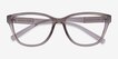 Armani Exchange AX3111U Shiny Transparent Brown Alternative MaterialsEyeglass Frames from EyeBuyDirect, Closed View