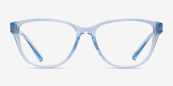 Armani Exchange AX3111U Shiny Transparent Blue Éco-responsable Montures de lunettes de vue