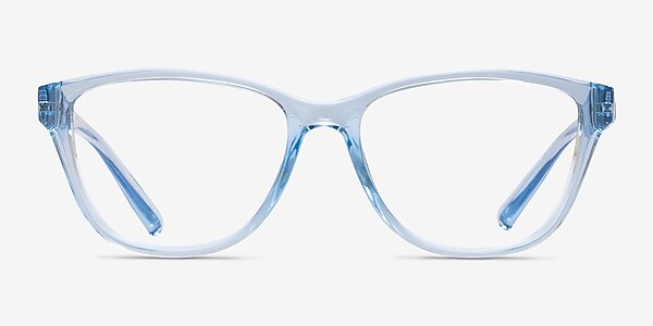 Armani Exchange AX3111U Shiny Transparent Blue Éco-responsable Montures de lunettes de vue
