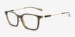 Armani Exchange AX3113 Brown MetalEyeglass Frames from EyeBuyDirect, Angle View