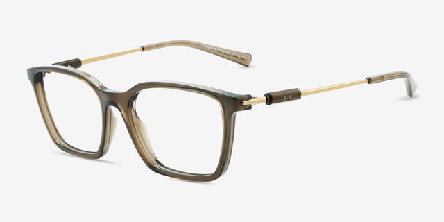 Armani Exchange AX3113 Brown Eco-friendlyEyeglass Frames from EyeBuyDirect, Angle View