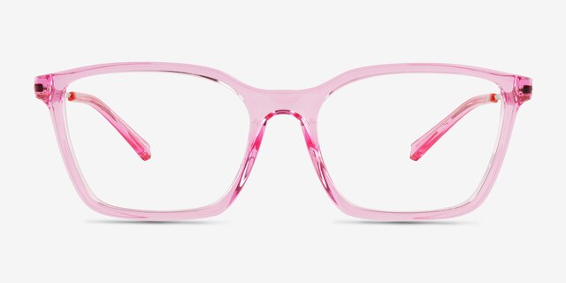 Armani Exchange AX3113 Transparent Purple Eco-friendlyEyeglass Frames from EyeBuyDirect, Front View