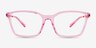 Armani Exchange AX3113 Transparent Purple Eco-friendlyEyeglass Frames from EyeBuyDirect, Front View