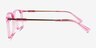 Armani Exchange AX3113 Transparent Purple Eco-friendlyEyeglass Frames from EyeBuyDirect, Side View