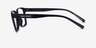Armani Exchange AX3114 Shiny Black Eco-friendlyEyeglass Frames from EyeBuyDirect, Side View