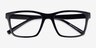 Armani Exchange AX3114 Shiny Black Eco-friendlyEyeglass Frames from EyeBuyDirect, Closed View