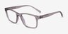Armani Exchange AX3114 Shiny Transparent Brown Eco-friendlyEyeglass Frames from EyeBuyDirect, Angle View