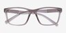 Armani Exchange AX3114 Shiny Transparent Brown Eco-friendlyEyeglass Frames from EyeBuyDirect, Closed View