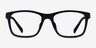Armani Exchange AX3114F Matte Black AcetateEyeglass Frames from EyeBuyDirect, Front View