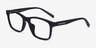Armani Exchange AX3114F Matte Black AcetateEyeglass Frames from EyeBuyDirect, Angle View