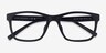 Armani Exchange AX3114F Matte Black AcetateEyeglass Frames from EyeBuyDirect, Closed View