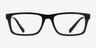 Armani Exchange AX3115 Shiny Black Eco-friendlyEyeglass Frames from EyeBuyDirect, Front View