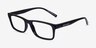 Armani Exchange AX3115 Shiny Black Eco-friendlyEyeglass Frames from EyeBuyDirect, Angle View