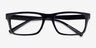 Armani Exchange AX3115 Shiny Black Eco-friendlyEyeglass Frames from EyeBuyDirect, Closed View