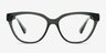 Armani Exchange AX3117U Green Eco-friendlyEyeglass Frames from EyeBuyDirect, Front View