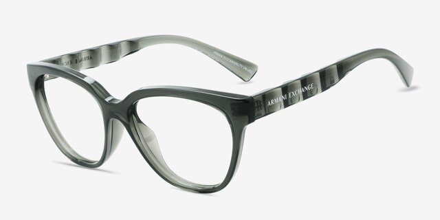 Armani Exchange AX3117U Green Eco-friendlyEyeglass Frames from EyeBuyDirect, Angle View