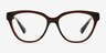 Armani Exchange AX3117U Brown Eco-friendlyEyeglass Frames from EyeBuyDirect, Front View