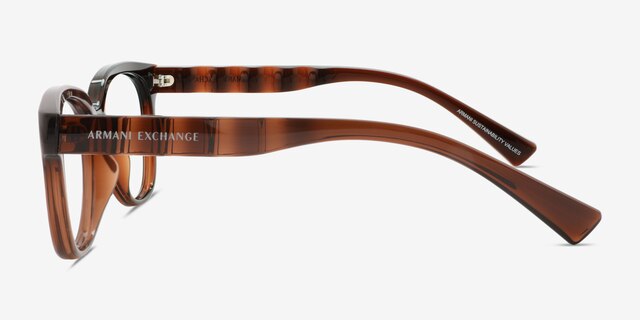 Armani Exchange AX3117U Brown Eco-friendlyEyeglass Frames from EyeBuyDirect, Side View