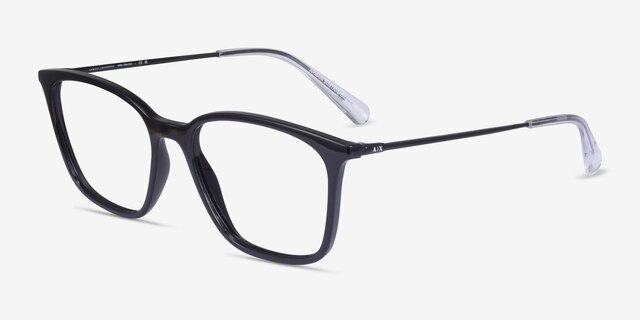 Armani Exchange AX3120 Black Eco-friendlyEyeglass Frames from EyeBuyDirect, Angle View