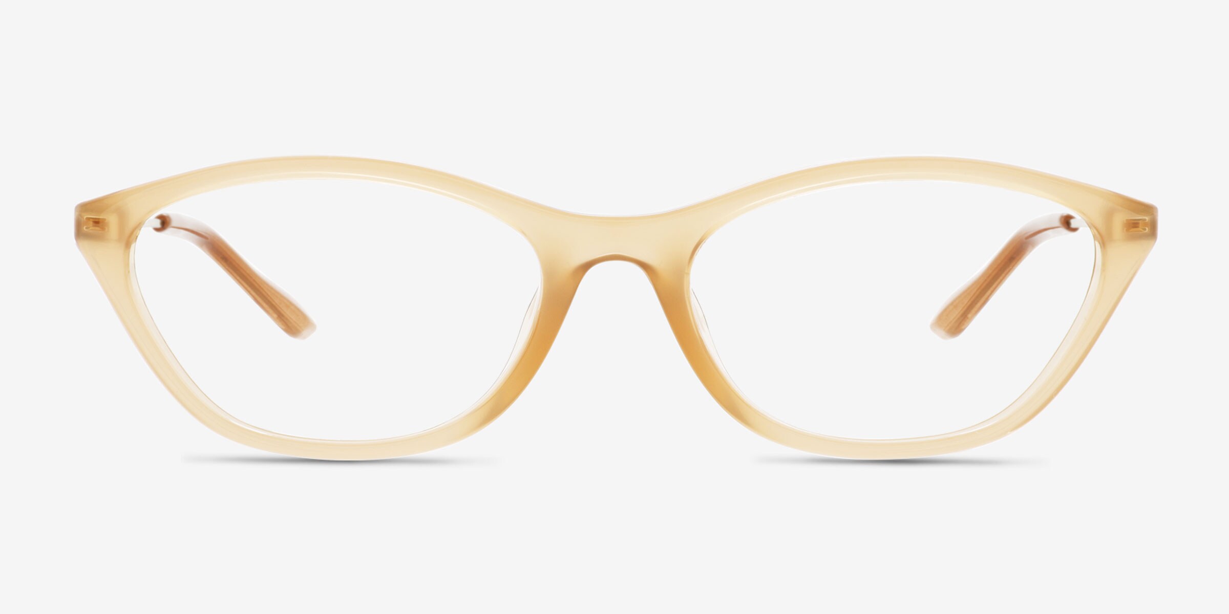 Armani Exchange AX3121U - Cat Eye Yellow Frame Glasses For Women