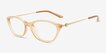 Armani Exchange AX3121U Yellow MetalEyeglass Frames from EyeBuyDirect, Angle View