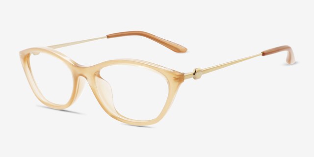 Armani Exchange AX3121U Jaune Éco-responsableMontures de lunettes de vue d'EyeBuyDirect, Vue d'Angle