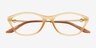 Armani Exchange AX3121U Jaune Éco-responsableMontures de lunettes de vue d'EyeBuyDirect, Vue Rapprochée