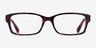 Coach HC6040 Brooklyn Pink Tortoise AcetateEyeglass Frames from EyeBuyDirect, Front View