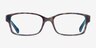 Coach HC6040 Brooklyn Tortoise Green AcetateEyeglass Frames from EyeBuyDirect, Front View