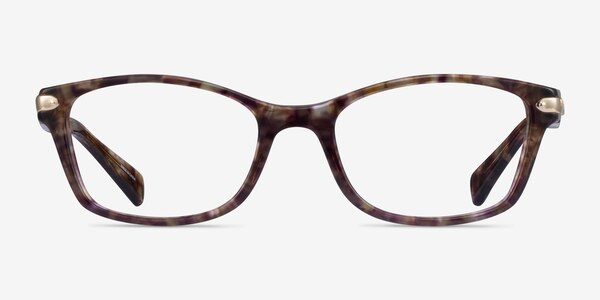 Coach HC6065 Confetti Light Brown Acetate Eyeglass Frames