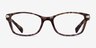 Coach HC6065 Confetti Light Brown AcetateEyeglass Frames from EyeBuyDirect, Front View